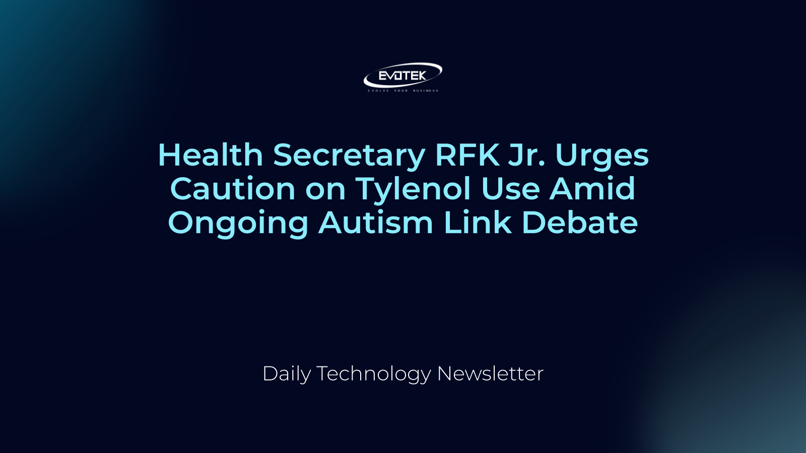 Bộ trưởng Y tế RFK Jr. Thận trọng trong việc sử dụng Tylenol trong bối cảnh tranh luận liên tục về mối liên hệ với chứng tự kỷ 1 12036