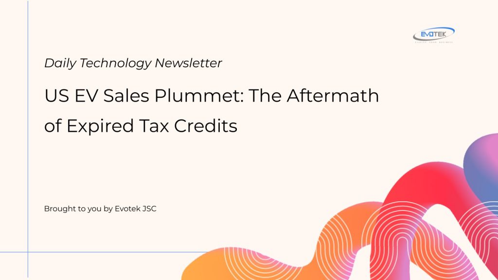 US EV Sales Plummet: The Aftermath of Expired Tax Credits 1 12136