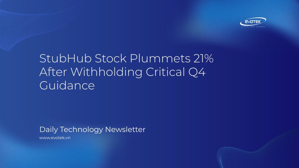 StubHub Stock Plummets 21% After Withholding Critical Q4 Guidance 1 12437