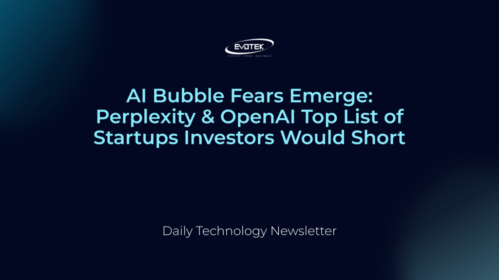 AI Bubble Fears Emerge: Perplexity & OpenAI Top List of Startups Investors Would Short 1 12447