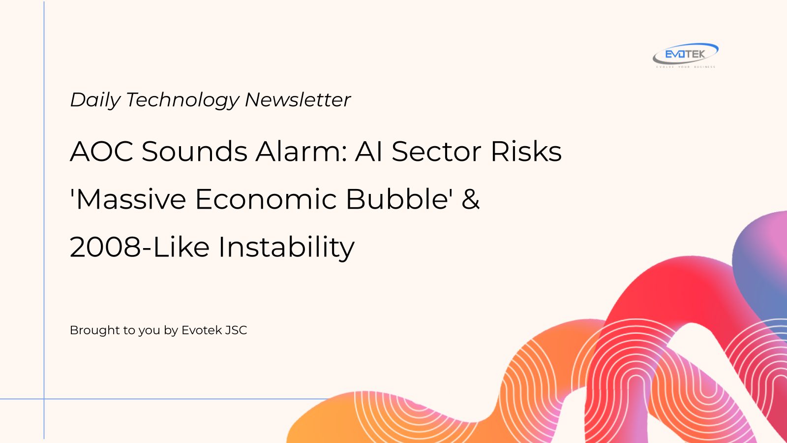 AOC Sounds Alarm: AI Sector Risks 'Massive Economic Bubble' & 2008-Like Instability 4 12538